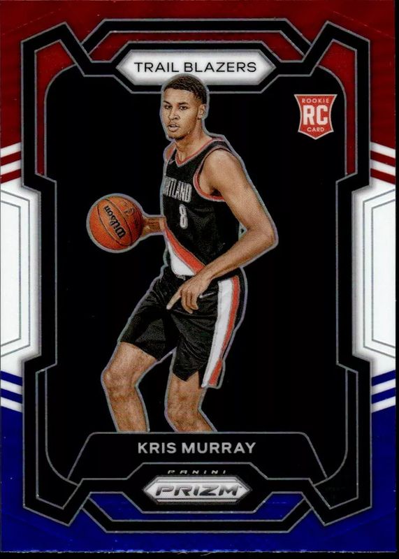 Kris Murray 2023 Prizm #142 Red White Blue Rookie PSA 10