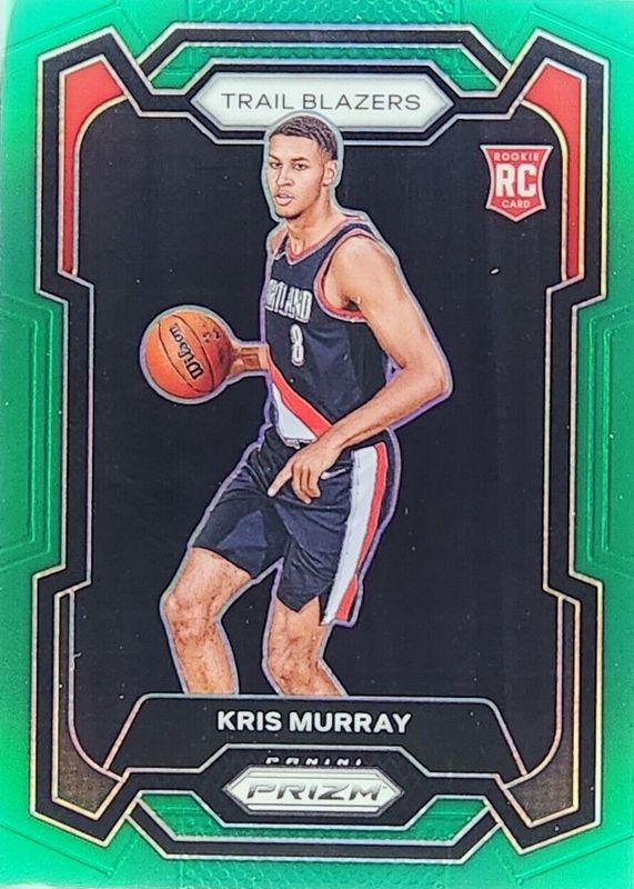 Kris Murray 2023 Prizm #142 Green Rookie PSA 10