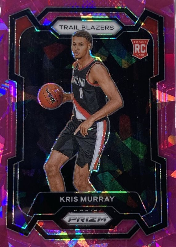 Kris Murray 2023 Prizm #142 Pink Ice Rookie BGS 9