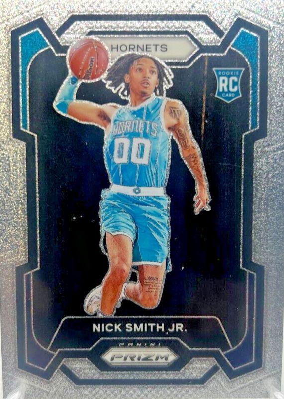 Nick Smith Jr. 2023 Prizm #135 Glitter /(SSP) Rookie BGS 9