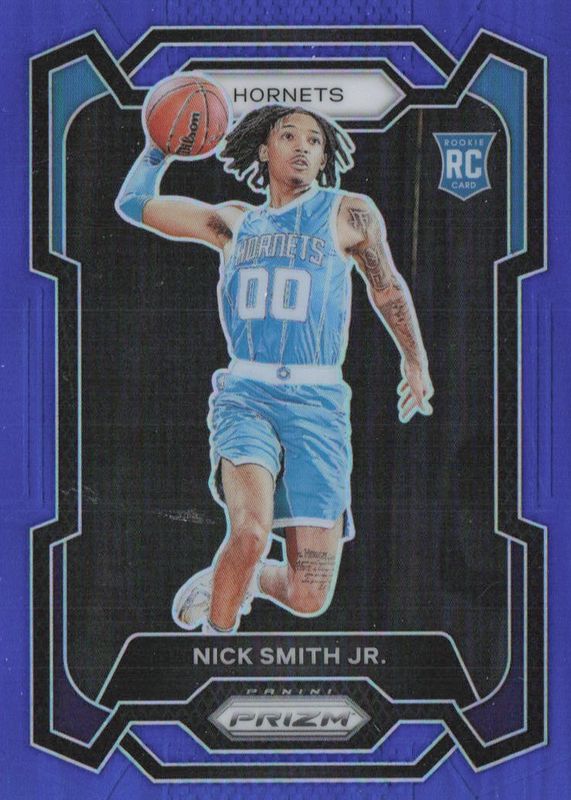 Nick Smith Jr. 2023 Prizm #135 Blue /199 Rookie PSA 10