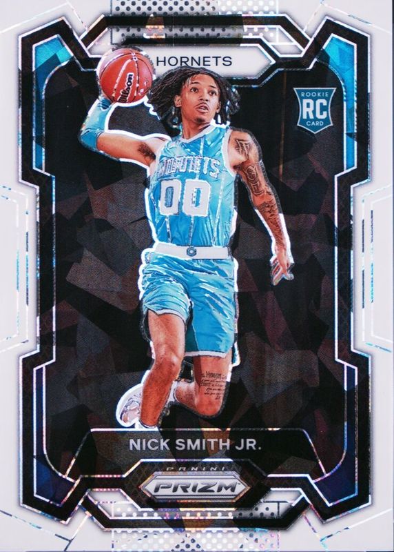 Nick Smith Jr. 2023 Prizm #135 White Ice /35 Rookie PSA 10