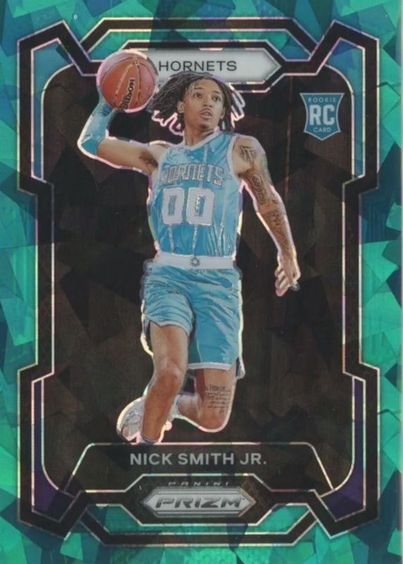 Nick Smith Jr. 2023 Prizm #135 Teal Ice /225 Rookie BGS 9