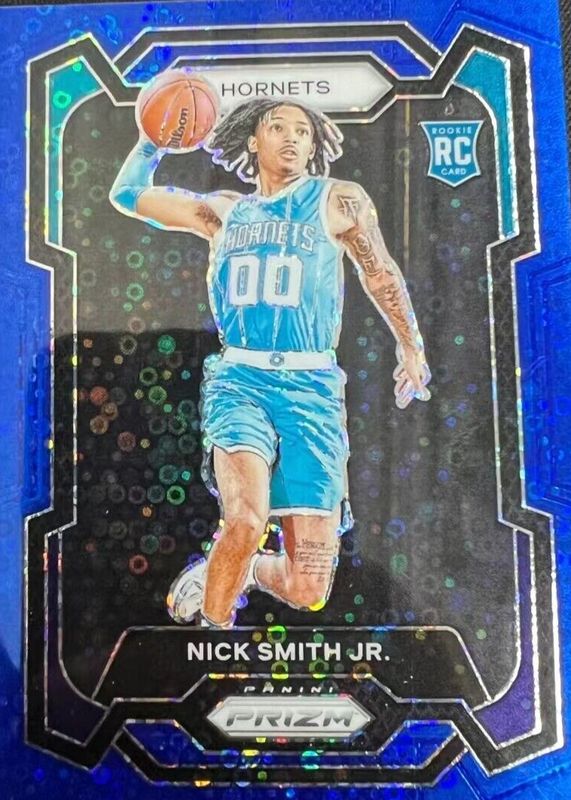 Nick Smith Jr. 2023 Prizm #135 Fast Break Blue /150 Rookie BGS 9.5