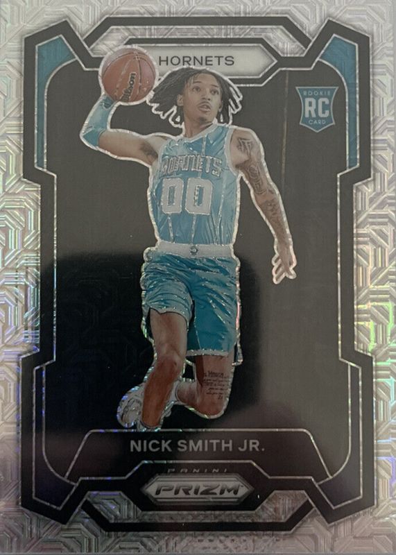 Nick Smith Jr. 2023 Prizm #135 Mojo /25 Rookie PSA 9