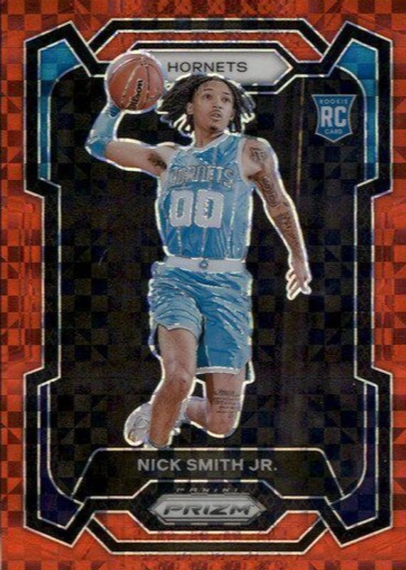 Nick Smith Jr. 2023 Prizm #135 Red Power /75 Rookie PSA 10