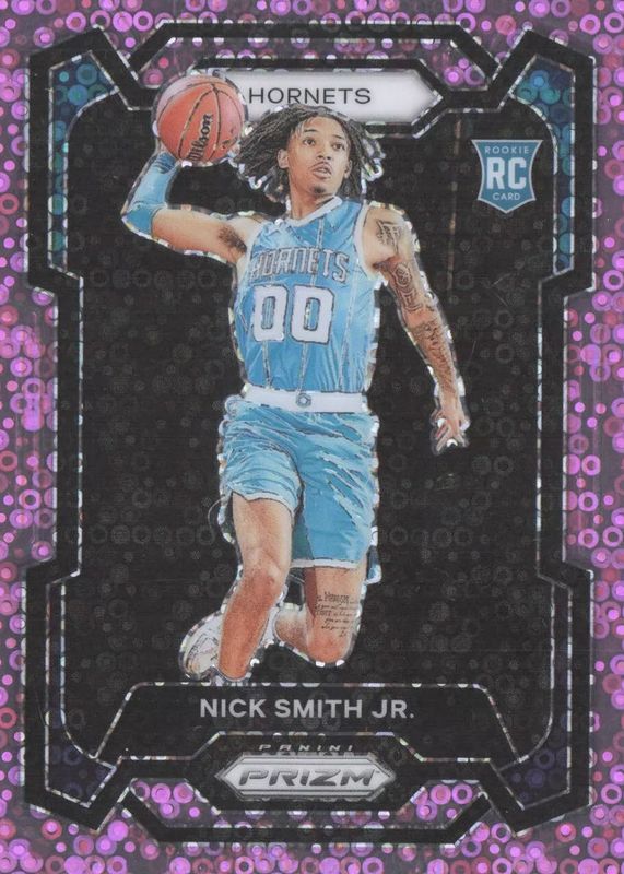 Nick Smith Jr. 2023 Prizm #135 Fast Break Pink /50 Rookie PSA 10