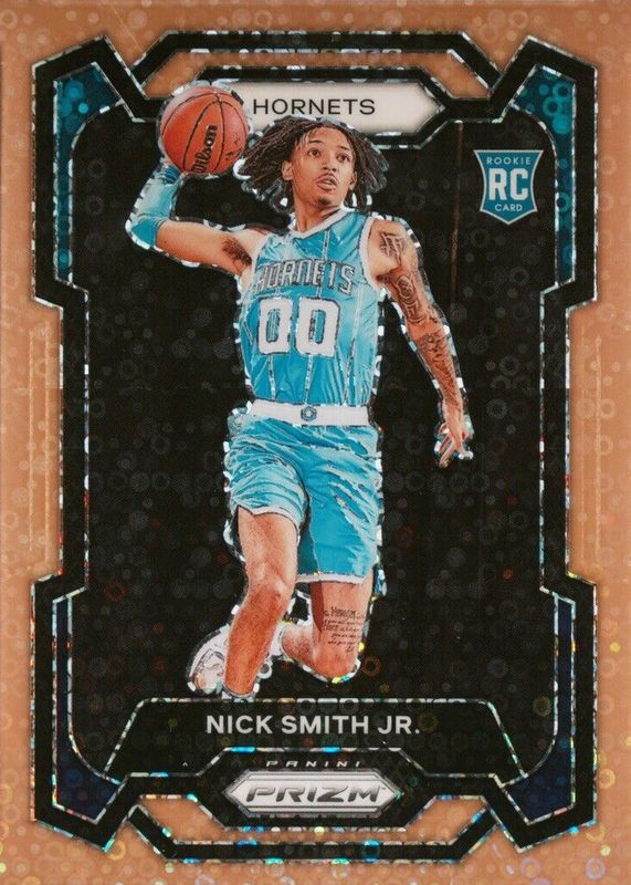 Nick Smith Jr. 2023 Prizm #135 Fast Break Bronze /20 Rookie BGS 9.5