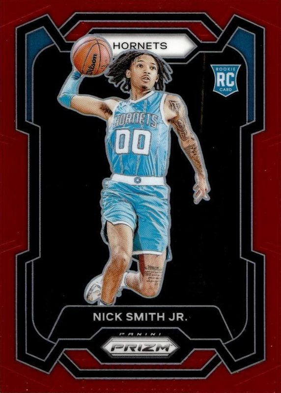 Nick Smith Jr. 2023 Prizm #135 Red /299 Rookie BGS 9