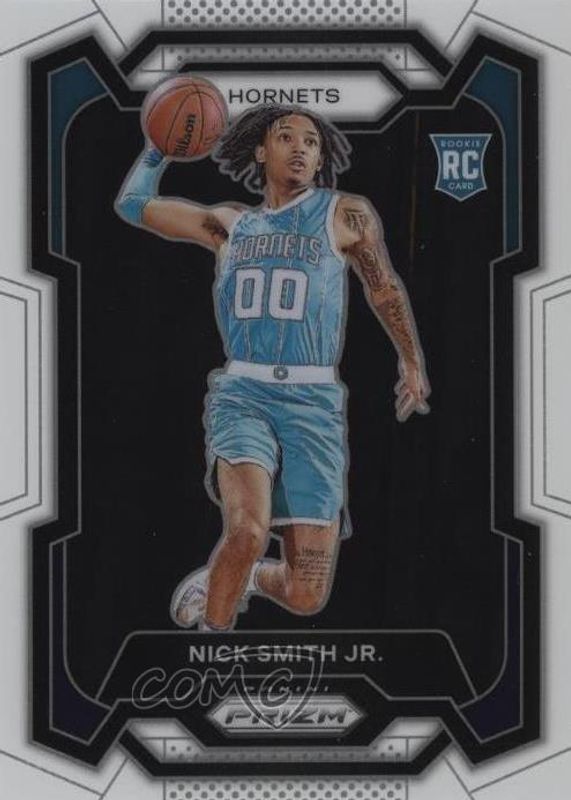 Nick Smith Jr. 2023 Prizm #135 White /175 Rookie SGC 9.5