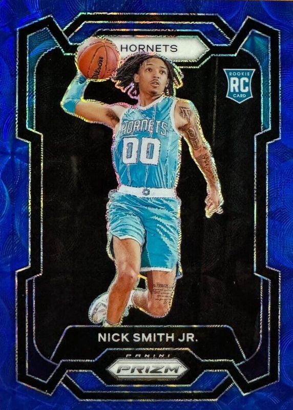 Nick Smith Jr. 2023 Prizm #135 Choice Blue /49 Rookie SGC 9.5