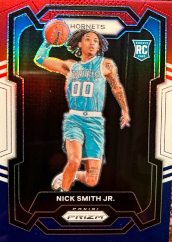 Nick Smith Jr. 2023 Prizm #135 Red White Blue Rookie RAW