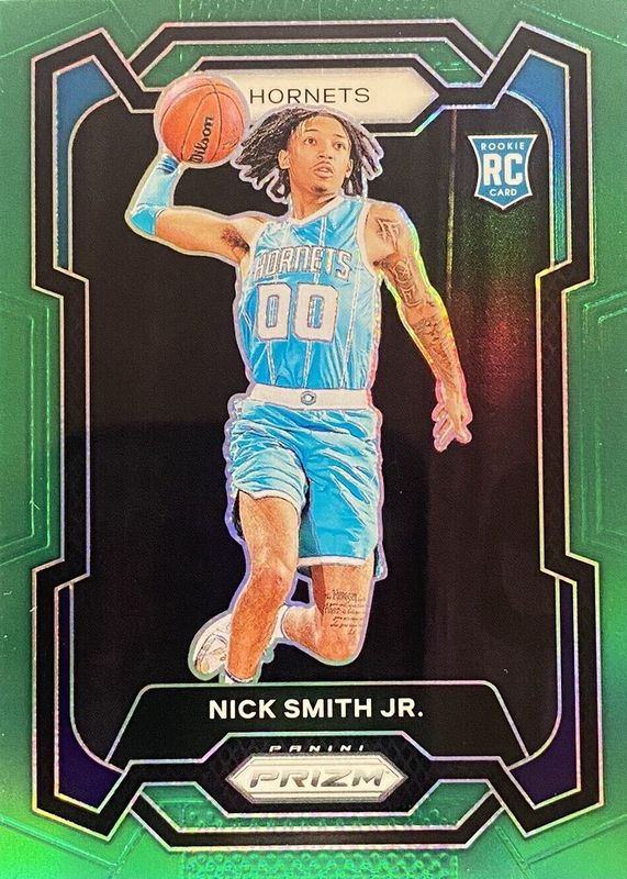 Nick Smith Jr. 2023 Prizm #135 Green Rookie PSA 9