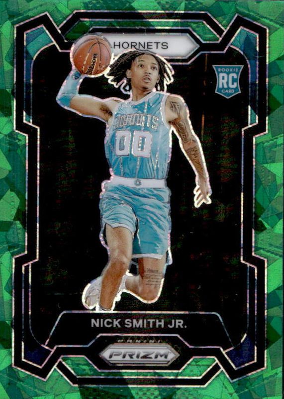 Nick Smith Jr. 2023 Prizm #135 Green Ice Rookie PSA 10