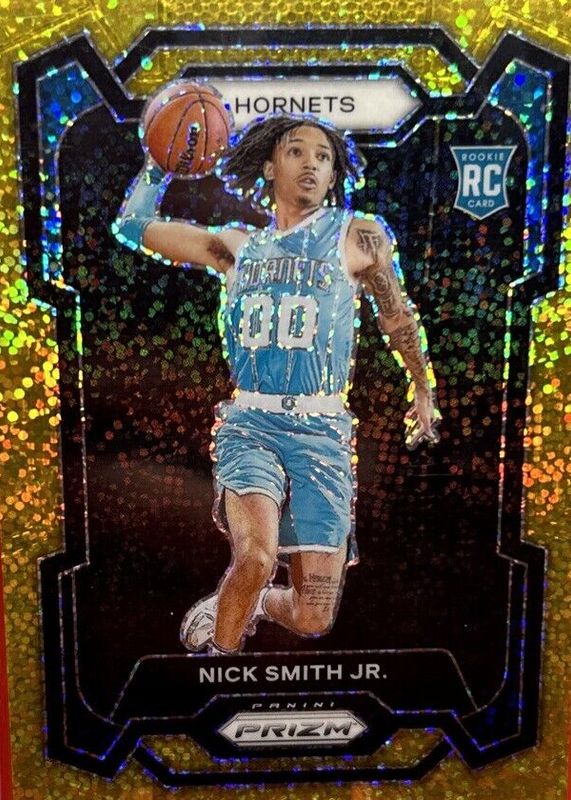 Nick Smith Jr. 2023 Prizm #135 Gold Sparkle /24 Rookie BGS 9.5