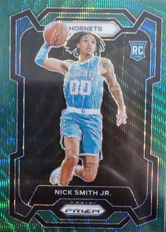 Nick Smith Jr. 2023 Prizm #135 Green Wave Rookie BGS 9