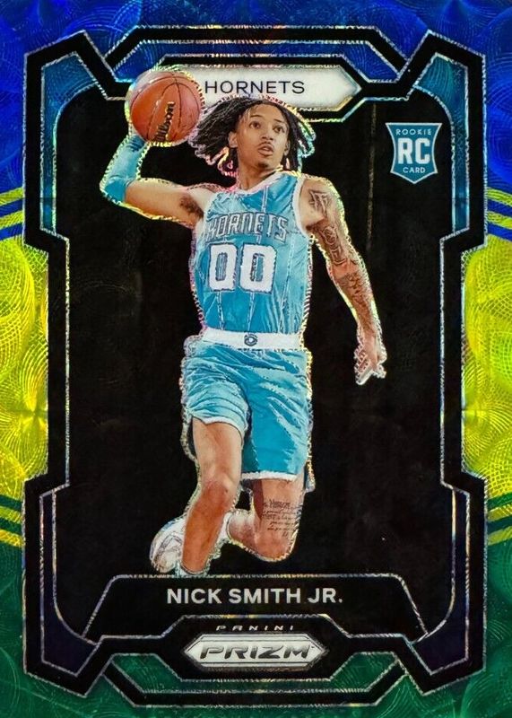 Nick Smith Jr. 2023 Prizm #135 Choice Blue Yellow Green Rookie RAW