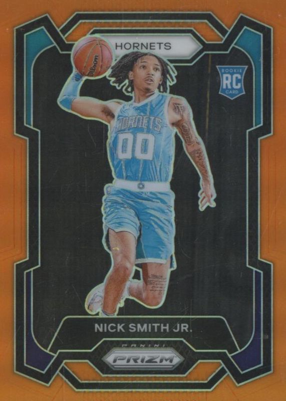 Nick Smith Jr. 2023 Prizm #135 Orange /49 Rookie BGS 9