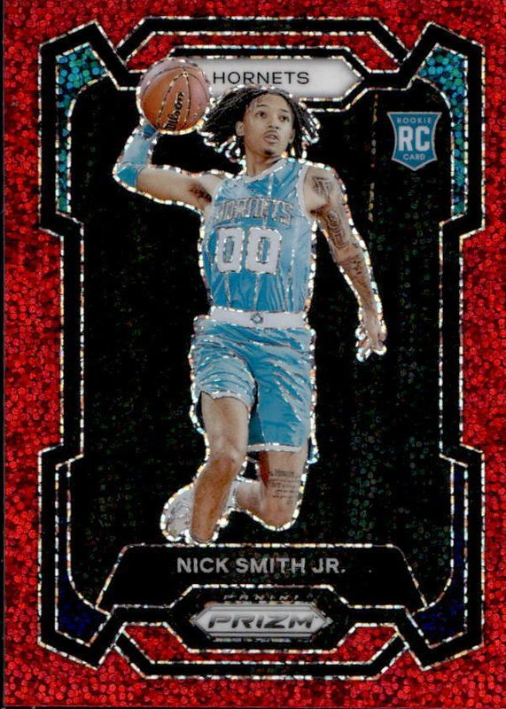 Nick Smith Jr. 2023 Prizm #135 Red Sparkle /(SSP) Rookie BGS 9.5