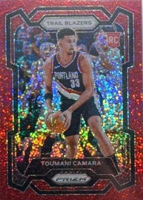 Toumani Camara 2023 Prizm #164 Blue Sparkle /144 Price Guide