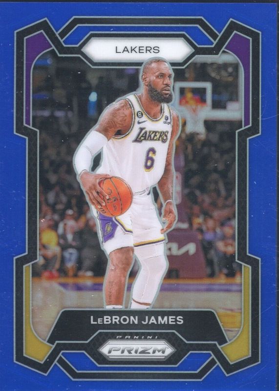 LeBron James 2023 Prizm #63 Blue /199 PSA 10