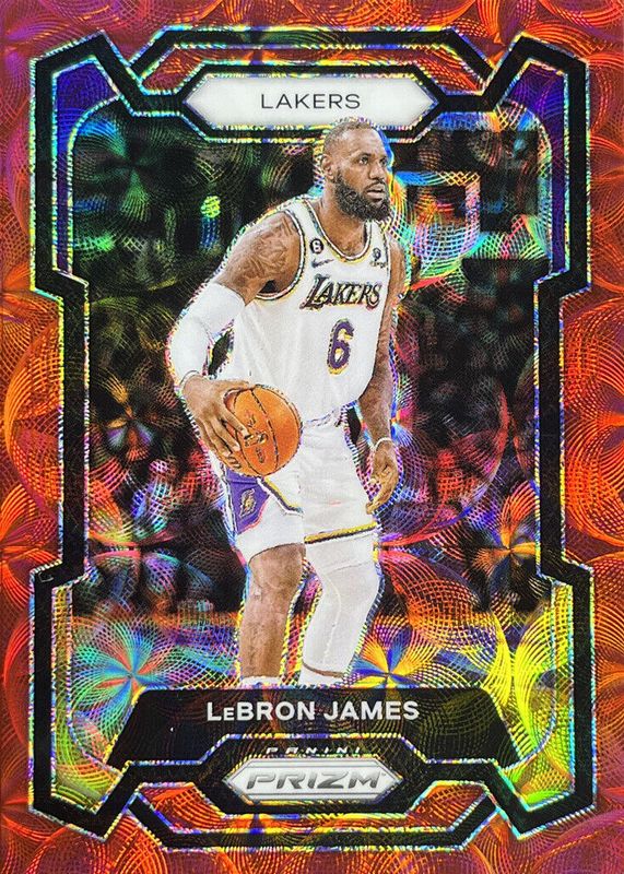 LeBron James 2023 Prizm #63 Choice Red /88 BGS 10 PRISTINE