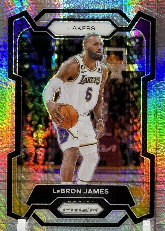 LeBron James 2023 Prizm #63 Hyper PSA 10