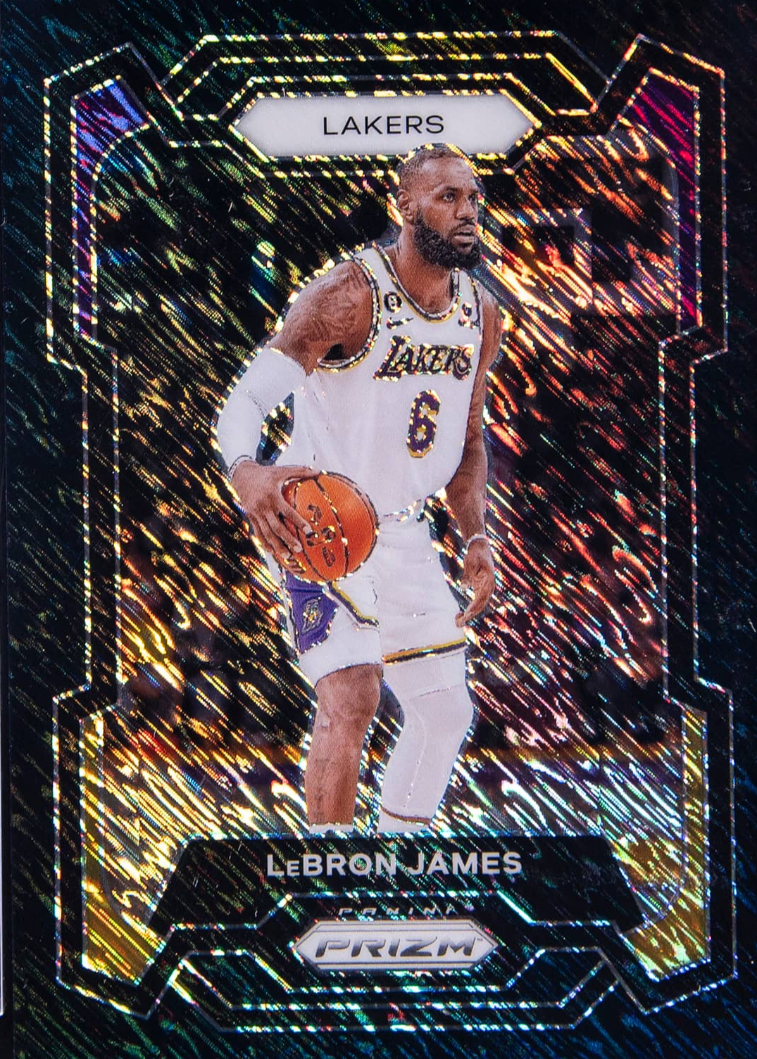 LeBron James 2023 Prizm #63 Black Shimmer /1 Price Guide