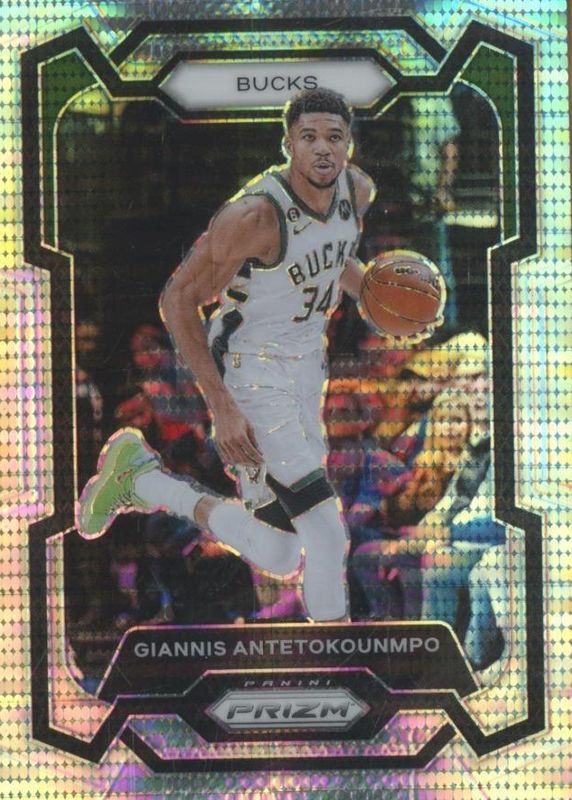 Giannis Antetokounmpo 2023 Prizm #103 Pulsar SGC 9