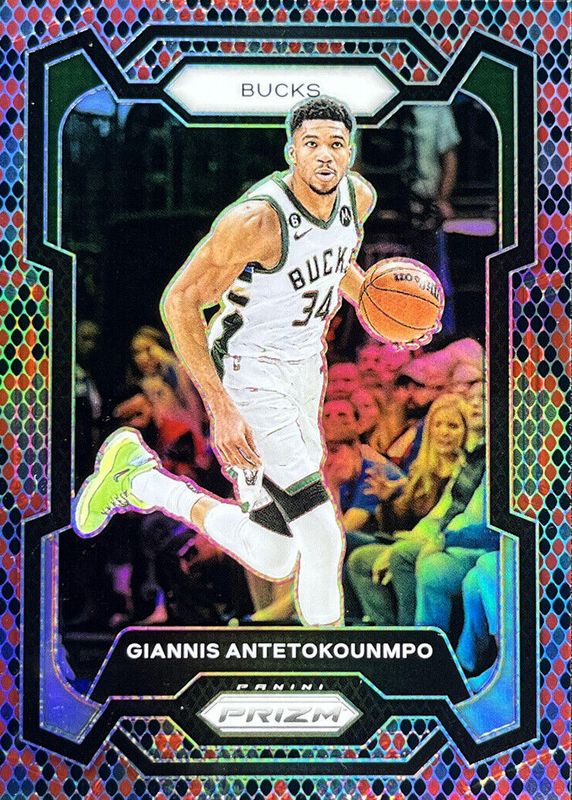 Giannis Antetokounmpo 2023 Prizm #103 Snakeskin /(SSP) SGC 9.5