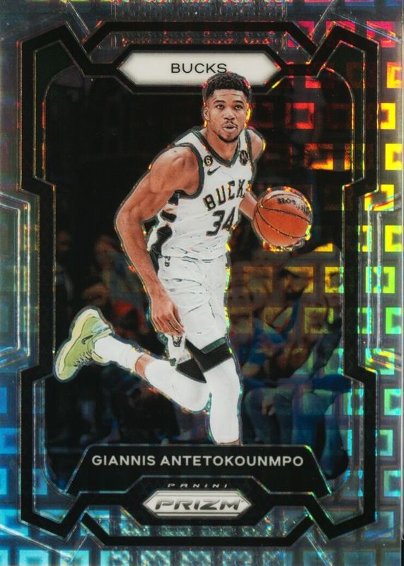 Giannis Antetokounmpo 2023 Prizm #103 Premium Factory Set /150 PSA 10