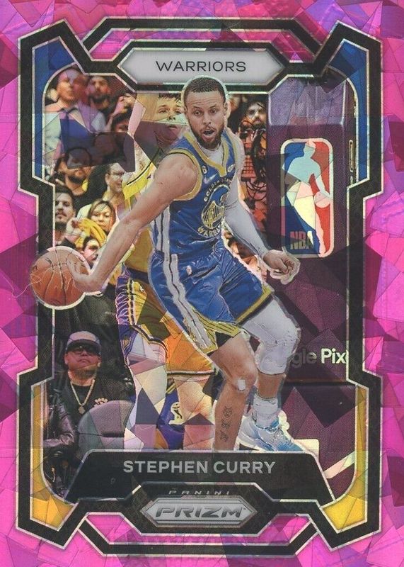 Stephen Curry 2023 Prizm #119 Pink Ice BGS 10 PRISTINE