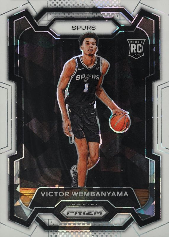 Victor Wembanyama 2023 Prizm #136 White Ice /35 Rookie PSA 10