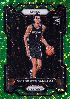 2023 Prizm #136 Fast Break Neon Green /5