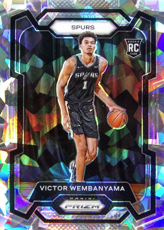 Victor Wembanyama 2023 Prizm #136 Ice Rookie BGS 8.5