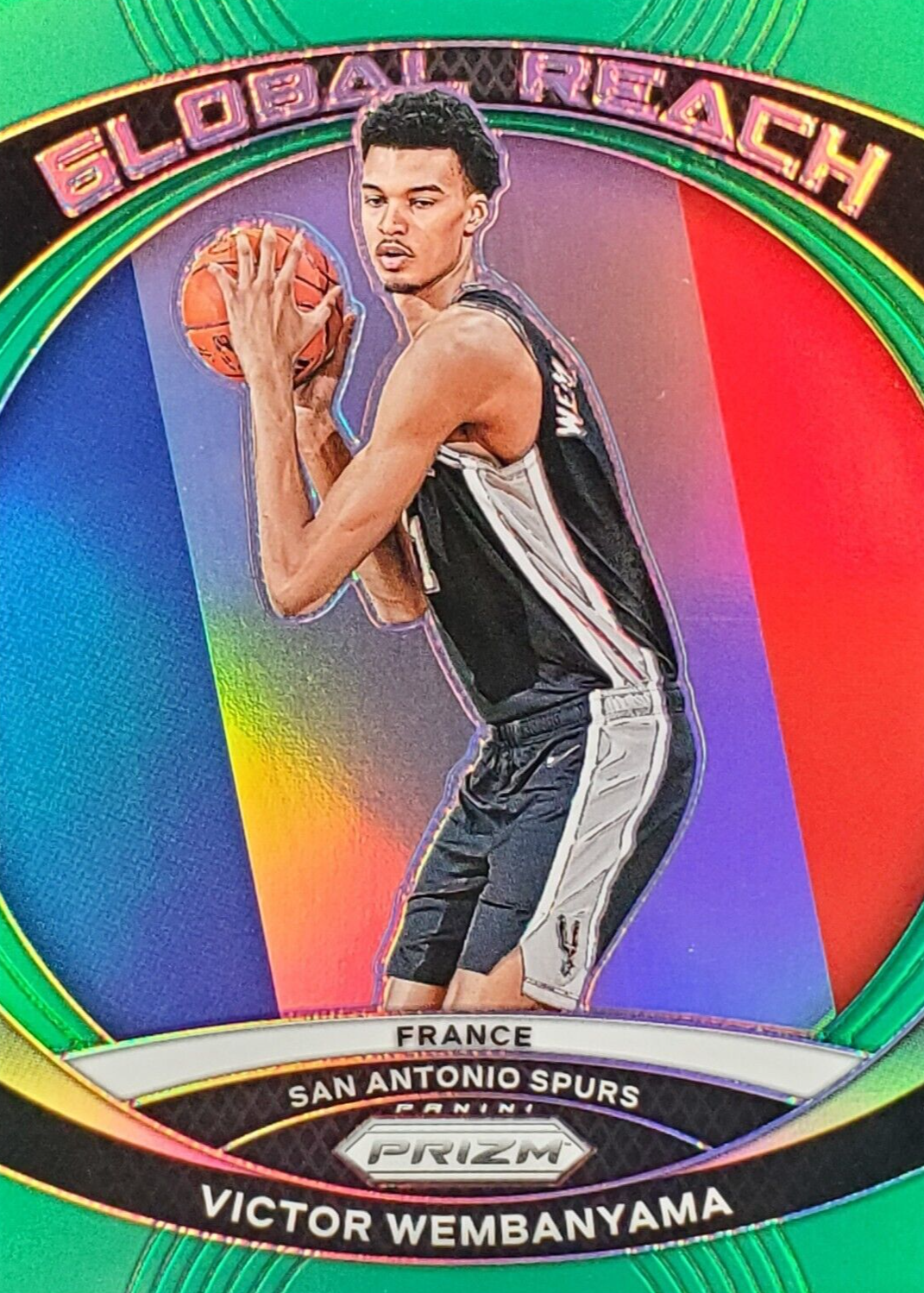 victor wembanyama graded cards 2023 Panini Prizm 136 Victor Wembanyama PSA 10