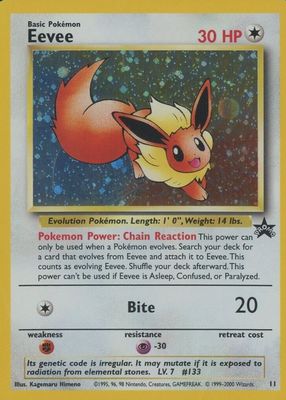 Eevee 2014 Japanese XY: Rising Fist #075/096 1st Edition