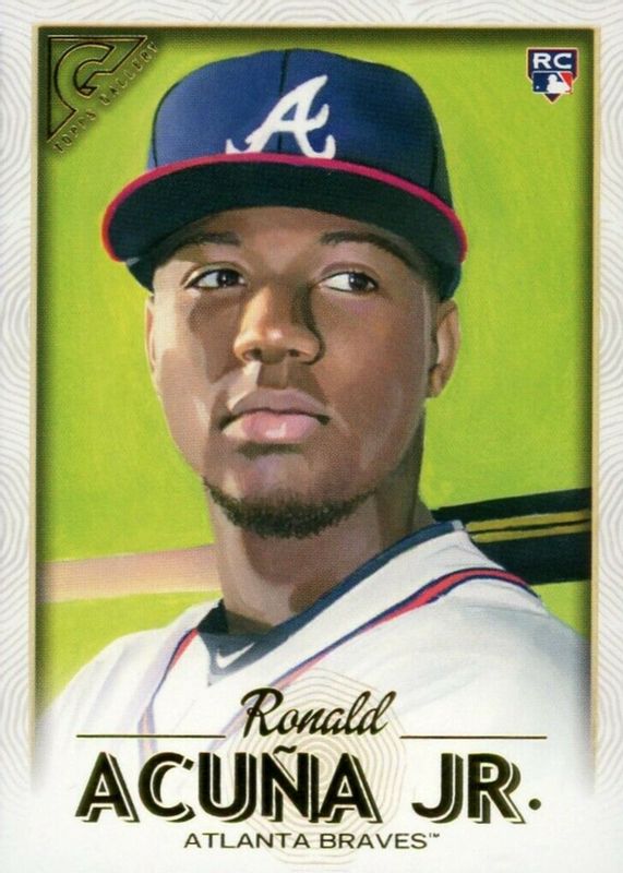 Ronald Acuna Jr. 2018 Topps Gallery #140 Base Rookie PSA 10