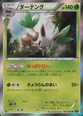2014 Japanese XY: Wild Blaze #007/080 1st Edition Holo