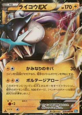 PSA10 ライコウEX SR ダークラッシュ 071/069 2011 - メルカリ