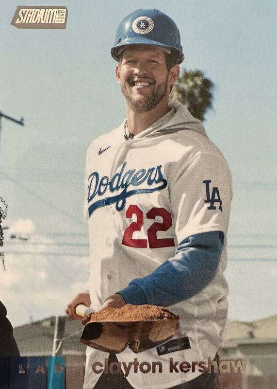 Clayton Kershaw 2020 Stadium Club #87 Image Variation /SP