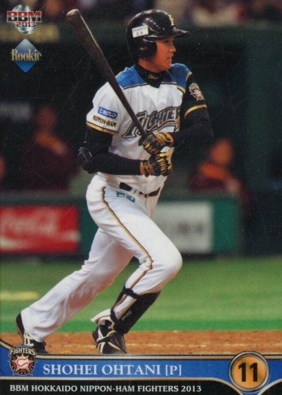 Shohei Ohtani 2013 BBM Hokkaido Nippon-Ham Fighters #F02B Batting PSA 10