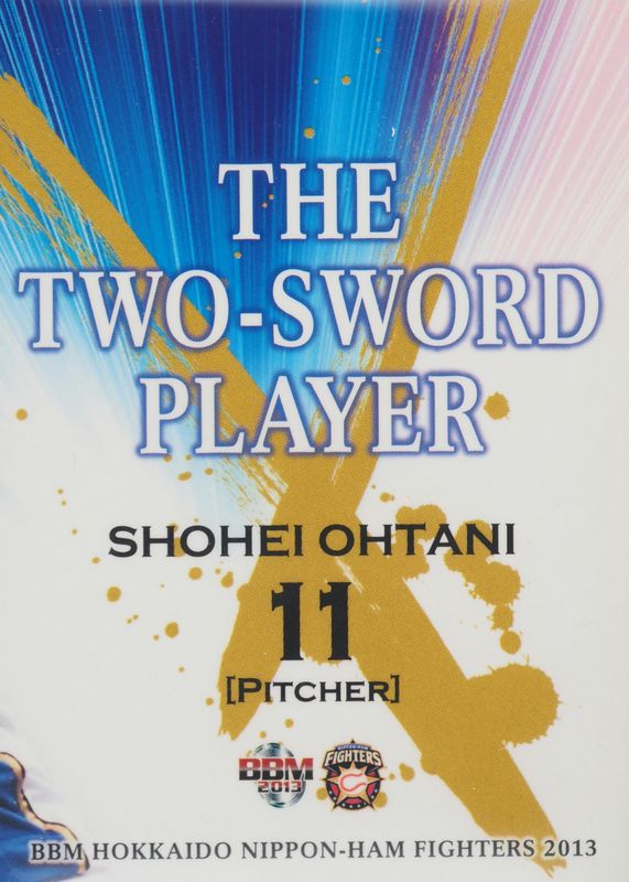 Shohei Ohtani 2013 BBM Hokkaido Nippon-Ham Fighters #F91 The Two-Sword Player PSA 10