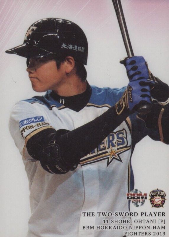 Shohei Ohtani 2013 BBM Hokkaido Nippon-Ham Fighters #F92 The Two-Sword Player PSA 10