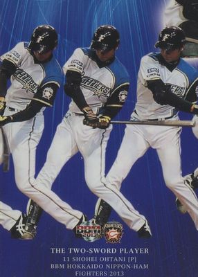 2013 BBM Hokkaido Nippon-Ham Fighters #F97 The Two-Sword Player