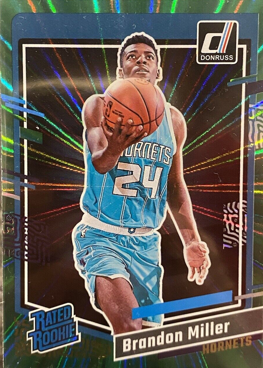 Brandon Miller 2023 Donruss #226 Holo Green Laser Price Guide