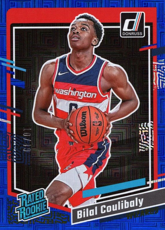 Bilal Coulibaly 2023 Donruss #225 Choice Blue /49 Rookie PSA 10