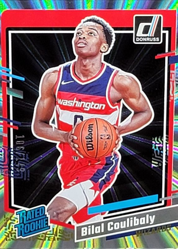 Bilal Coulibaly 2023 Donruss #225 Holo Laser /149 Rookie PSA 10