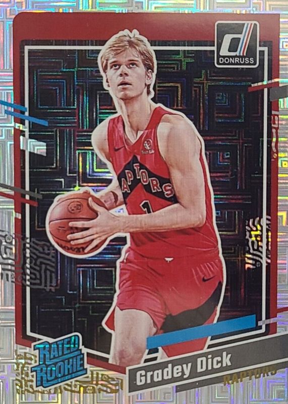 Gradey Dick 2023 Donruss #247 Choice Rookie PSA 10