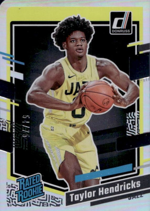 Taylor Hendricks 2023 Donruss #208 Press Proof Silver Die-Cut /75 Rookie RAW